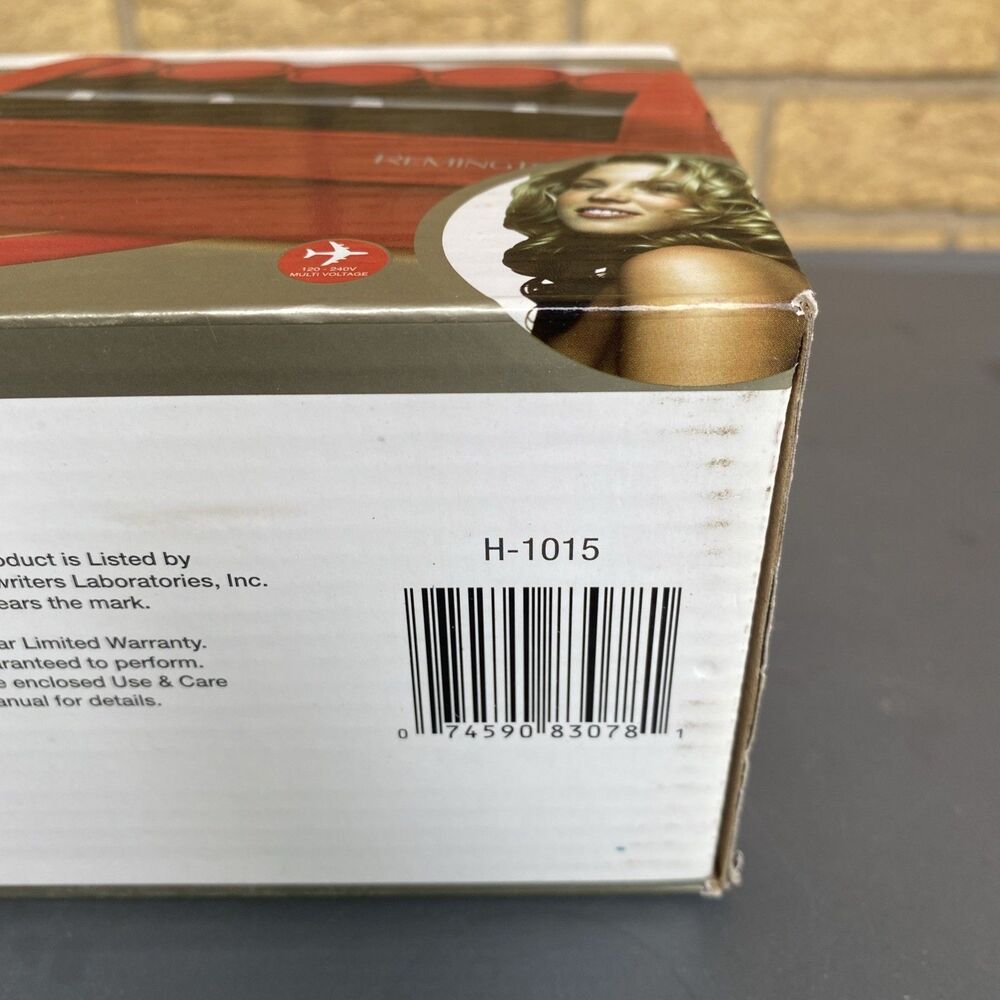Remington Compact Ceramic Hot  Rollers Cool Touch 2 Sizes 10 Rollers H-1015 - Picture 3 of 3
